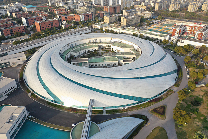 2019年3月12日，航拍上海光源項(xiàng)目。