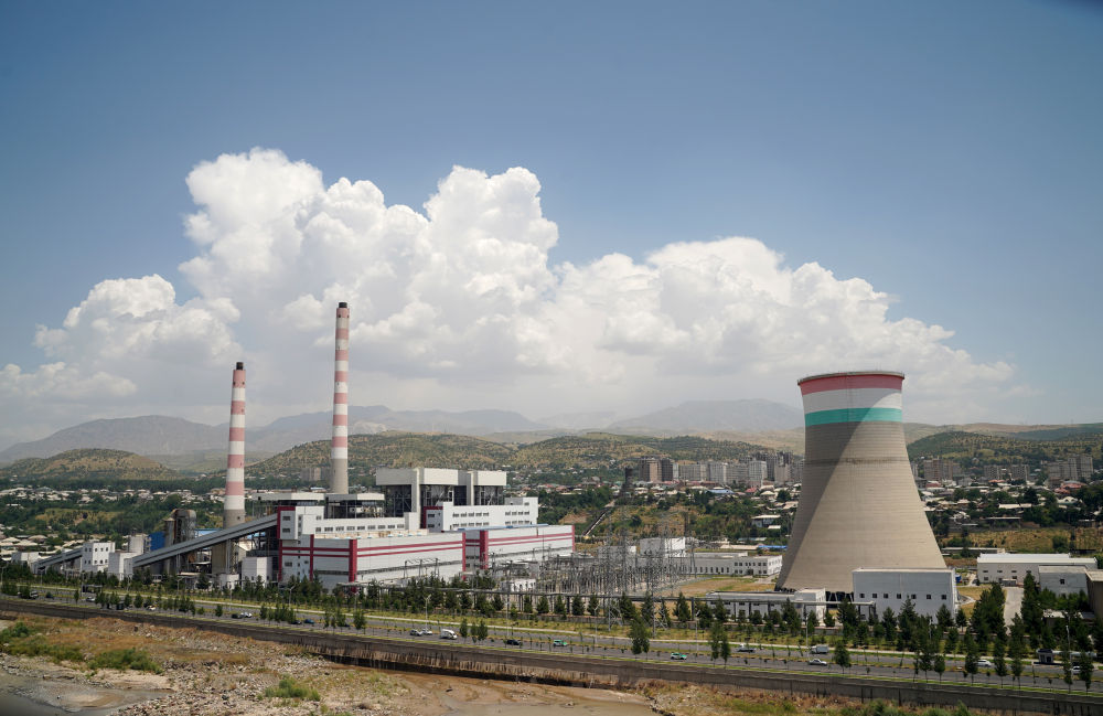 杜尚別2號熱電廠（2024年6月22日攝）。