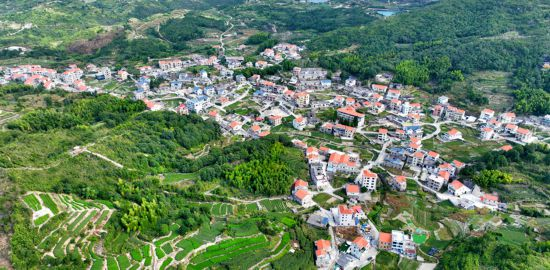 軍營(yíng)村俯瞰。人民網(wǎng)記者 陳博 攝